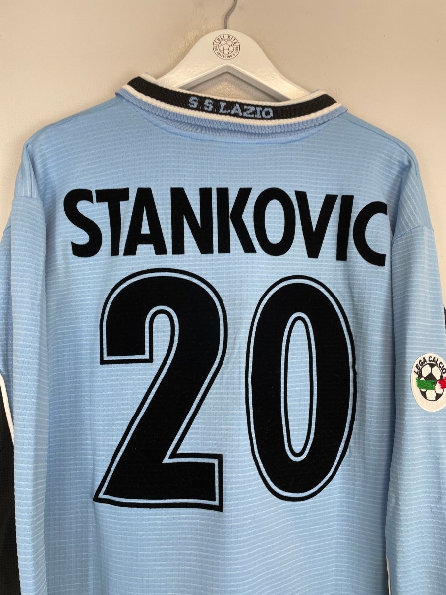 1998/00 LAZIO STANKOVIC 20 L/S HOME SHIRT (L) PUMA - Cult Kits - Large - Buy Vintage Football Shirts, Authentic Retro Football Shirts For Sale, Classic Football Shirts & Soccer Jersey