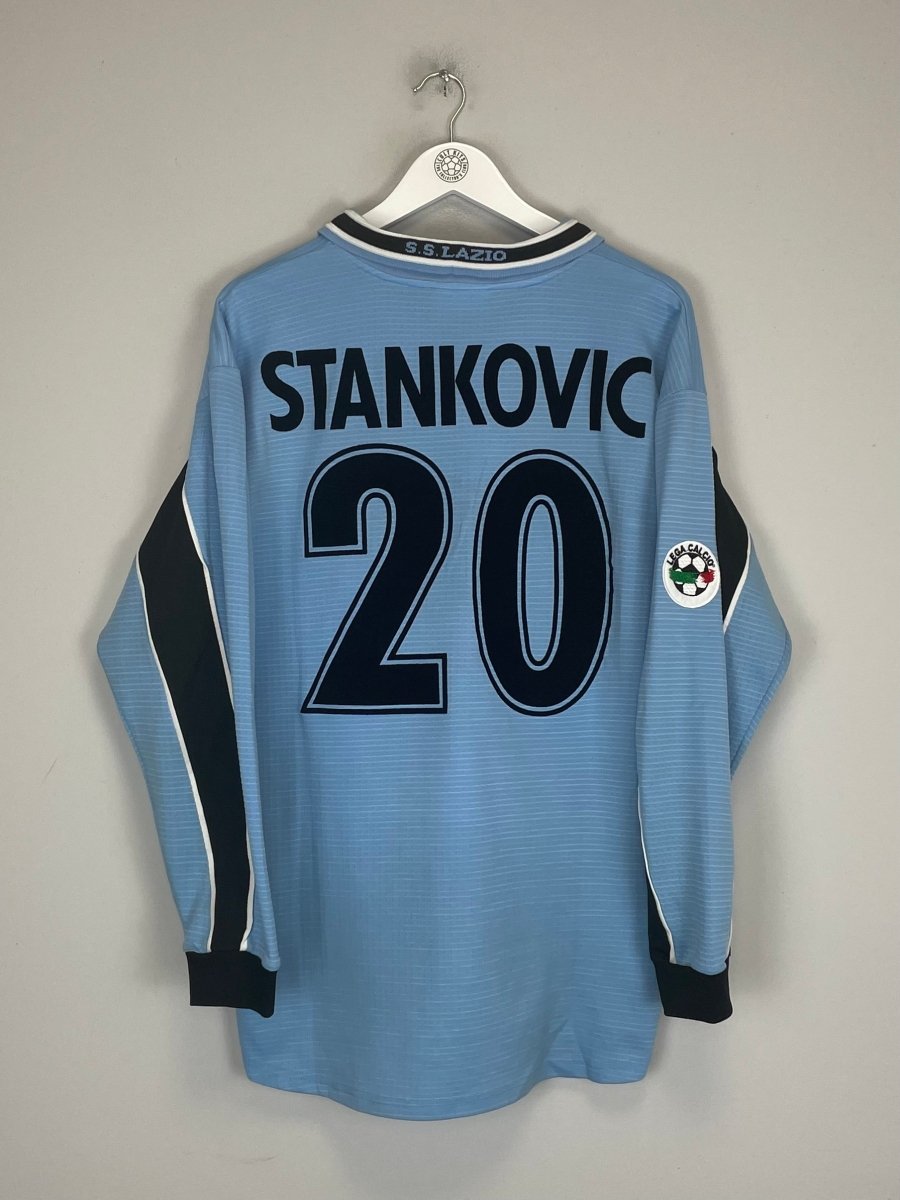 1998/00 LAZIO STANKOVIC 20 L/S HOME SHIRT (L) PUMA - Cult Kits - Large - Buy Vintage Football Shirts, Authentic Retro Football Shirts For Sale, Classic Football Shirts & Soccer Jersey