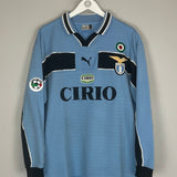1998/00 LAZIO STANKOVIC 20 L/S HOME SHIRT (L) PUMA - Cult Kits - Large - Buy Vintage Football Shirts, Authentic Retro Football Shirts For Sale, Classic Football Shirts & Soccer Jersey