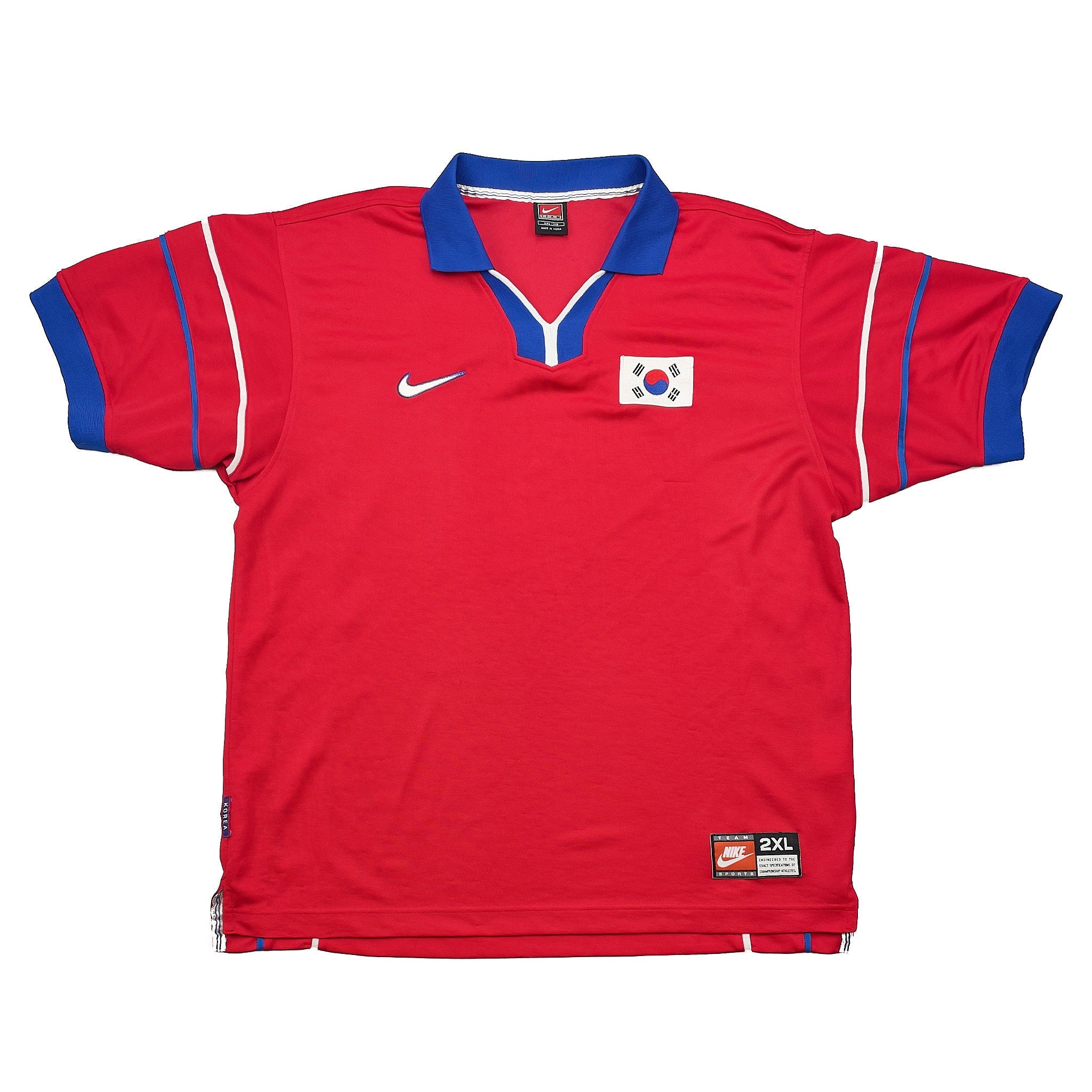 NIKE ナイキ社製 1998年 韓国代表ユニフォーム 1998/01 South Korea Home Shirt (XXL) Nike – Cult Kits
