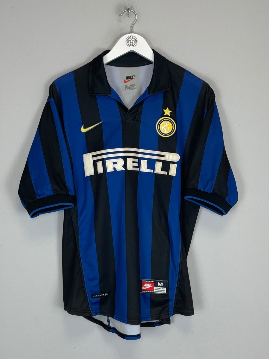 1998/99 INTER MILAN BAGGIO 10 HOME SHIRT (M) NIKE - Cult Kits - Medium - Buy Vintage Football Shirts, Authentic Retro Football Shirts For Sale, Classic Football Shirts & Soccer Jersey