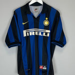 1998/99 INTER MILAN BAGGIO 10 HOME SHIRT (M) NIKE - Cult Kits - Medium - Buy Vintage Football Shirts, Authentic Retro Football Shirts For Sale, Classic Football Shirts & Soccer Jersey