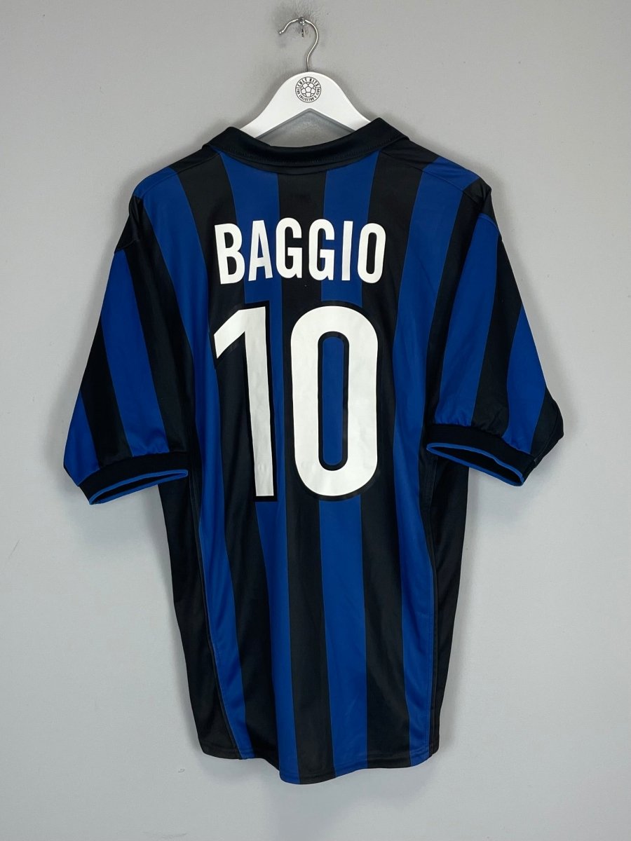 1998/99 INTER MILAN BAGGIO 10 HOME SHIRT (M) NIKE - Cult Kits - Medium - Buy Vintage Football Shirts, Authentic Retro Football Shirts For Sale, Classic Football Shirts & Soccer Jersey