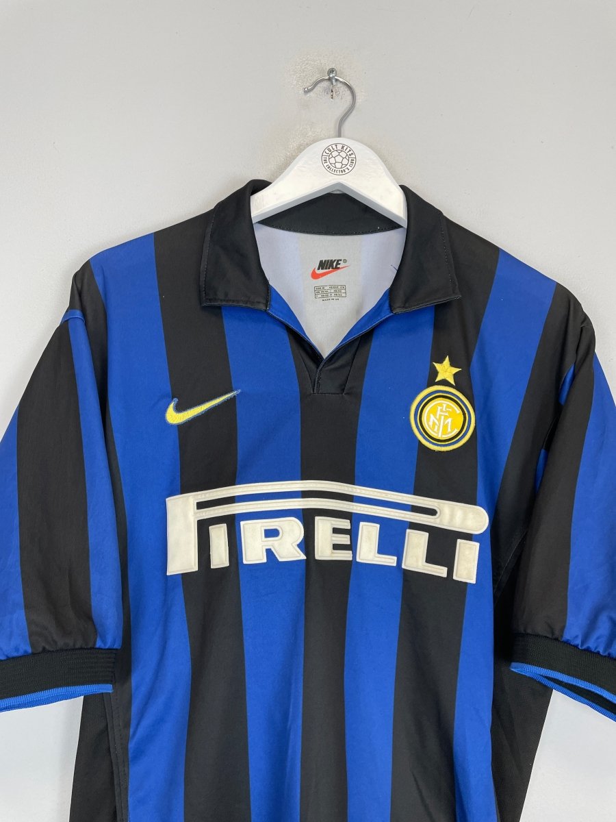 1998/99 INTER MILAN BAGGIO 10 HOME SHIRT (M) NIKE - Cult Kits - Medium - Buy Vintage Football Shirts, Authentic Retro Football Shirts For Sale, Classic Football Shirts & Soccer Jersey