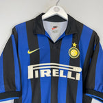 1998/99 INTER MILAN BAGGIO 10 HOME SHIRT (M) NIKE - Cult Kits - Medium - Buy Vintage Football Shirts, Authentic Retro Football Shirts For Sale, Classic Football Shirts & Soccer Jersey
