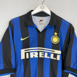 1998/99 INTER MILAN BAGGIO 10 HOME SHIRT (M) NIKE - Cult Kits - Medium - Buy Vintage Football Shirts, Authentic Retro Football Shirts For Sale, Classic Football Shirts & Soccer Jersey