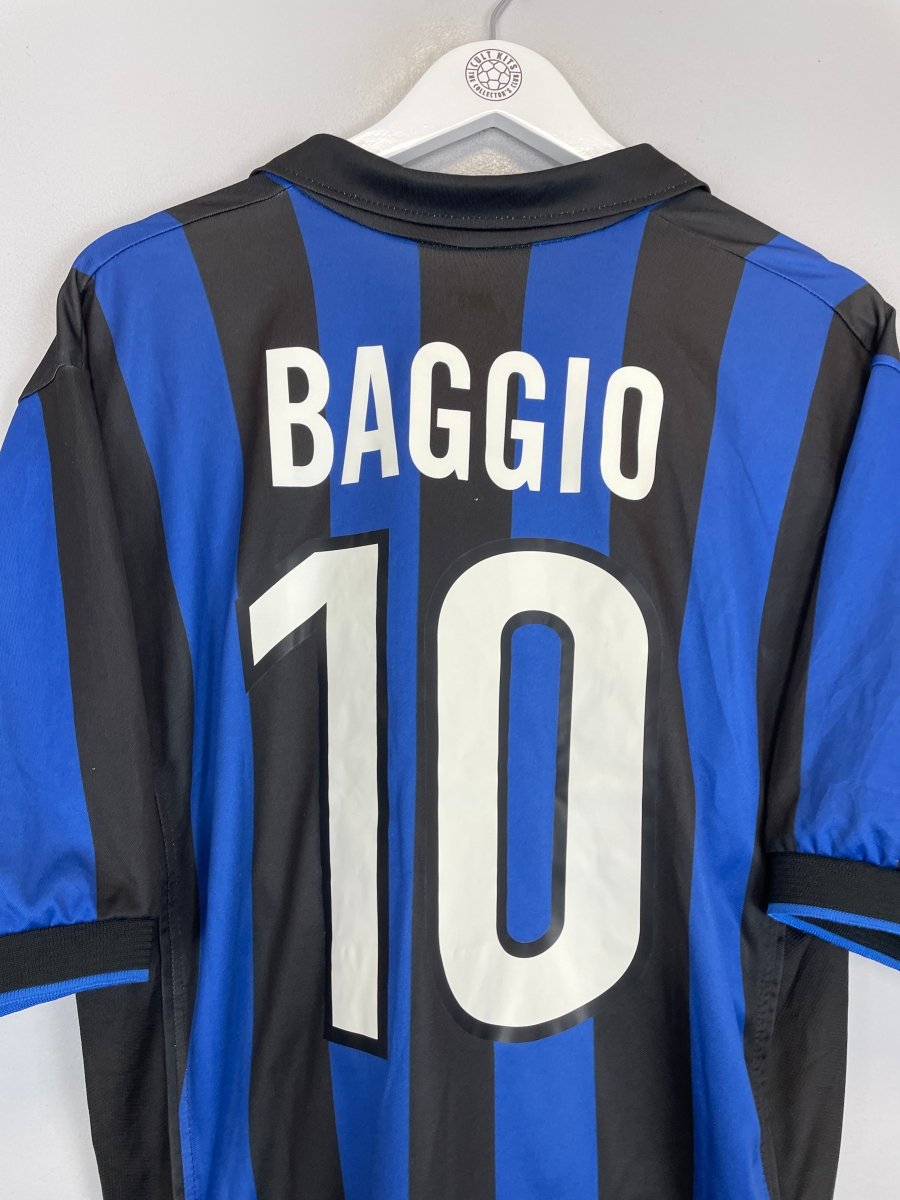 1998/99 INTER MILAN BAGGIO 10 HOME SHIRT (M) NIKE - Cult Kits - Medium - Buy Vintage Football Shirts, Authentic Retro Football Shirts For Sale, Classic Football Shirts & Soccer Jersey
