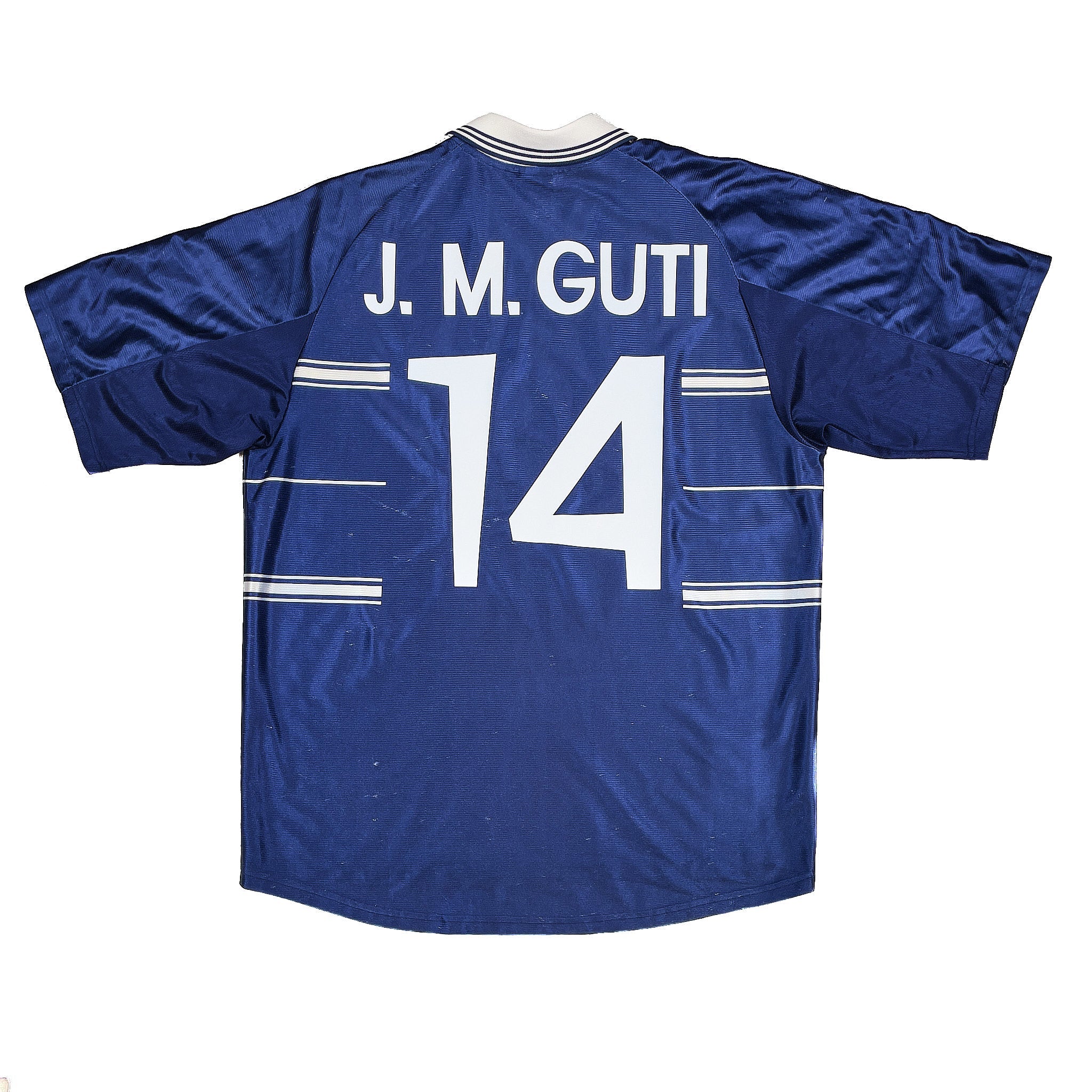 1998/99 Real Madrid J.M Guti #14 Away Shirt (XL) Adidas – Cult Kits