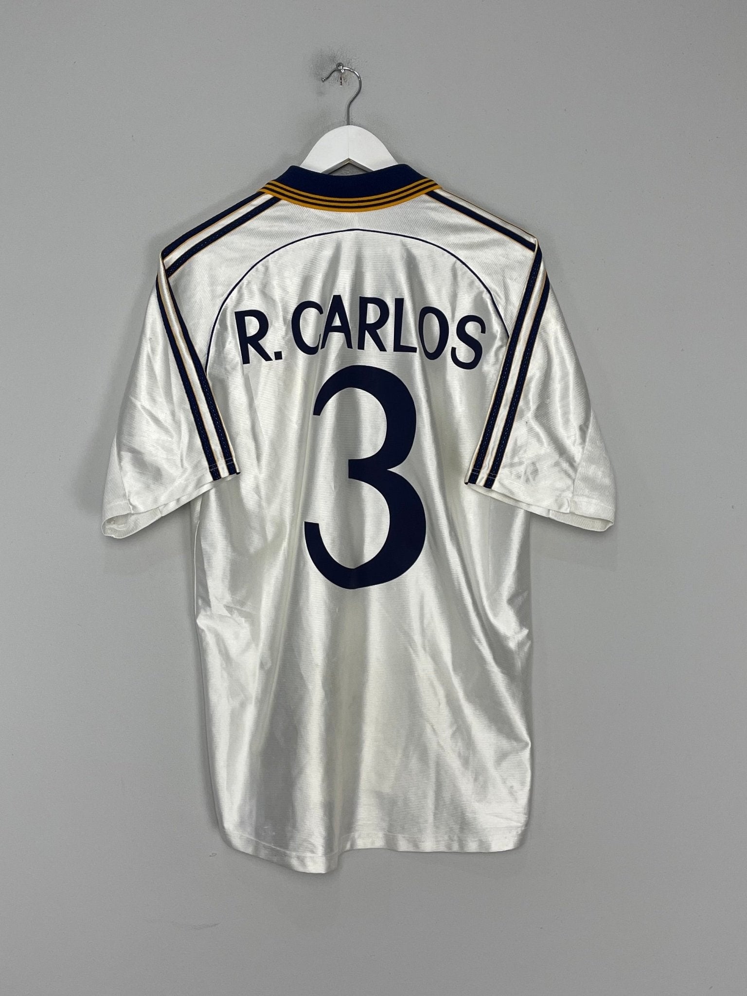 1998/99 REAL MADRID R.CARLOS #3 HOME SHIRT (M) ADIDAS – Cult Kits