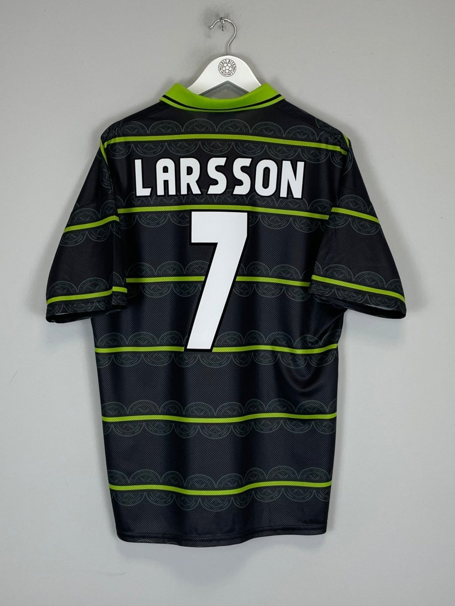 1999/00 CELTIC LARSSON 7 AWAY SHIRT (L) UMBRO - Cult Kits - Large - Buy Vintage Football Shirts, Authentic Retro Football Shirts For Sale, Classic Football Shirts & Soccer Jersey