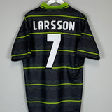 1999/00 CELTIC LARSSON 7 AWAY SHIRT (L) UMBRO - Cult Kits - Large - Buy Vintage Football Shirts, Authentic Retro Football Shirts For Sale, Classic Football Shirts & Soccer Jersey