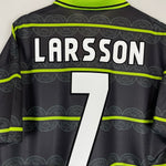 1999/00 CELTIC LARSSON 7 AWAY SHIRT (L) UMBRO - Cult Kits - Large - Buy Vintage Football Shirts, Authentic Retro Football Shirts For Sale, Classic Football Shirts & Soccer Jersey