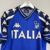 1999/00 ITALY TRAINING SHIRT (M) KAPPA - Cult Kits - Medium - Buy Vintage Football Shirts, Authentic Retro Football Shirts For Sale, Classic Football Shirts & Soccer Jersey