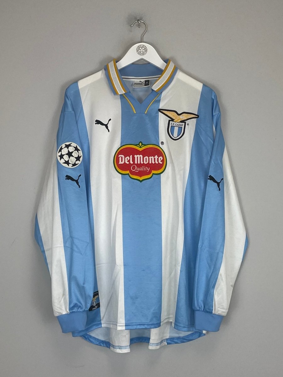 1999/00 LAZIO VERON 32 C/L L/S HOME SHIRT (L) PUMA - Cult Kits - Large - Buy Vintage Football Shirts, Authentic Retro Football Shirts For Sale, Classic Football Shirts & Soccer Jersey