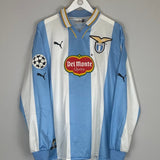 1999/00 LAZIO VERON 32 C/L L/S HOME SHIRT (L) PUMA - Cult Kits - Large - Buy Vintage Football Shirts, Authentic Retro Football Shirts For Sale, Classic Football Shirts & Soccer Jersey