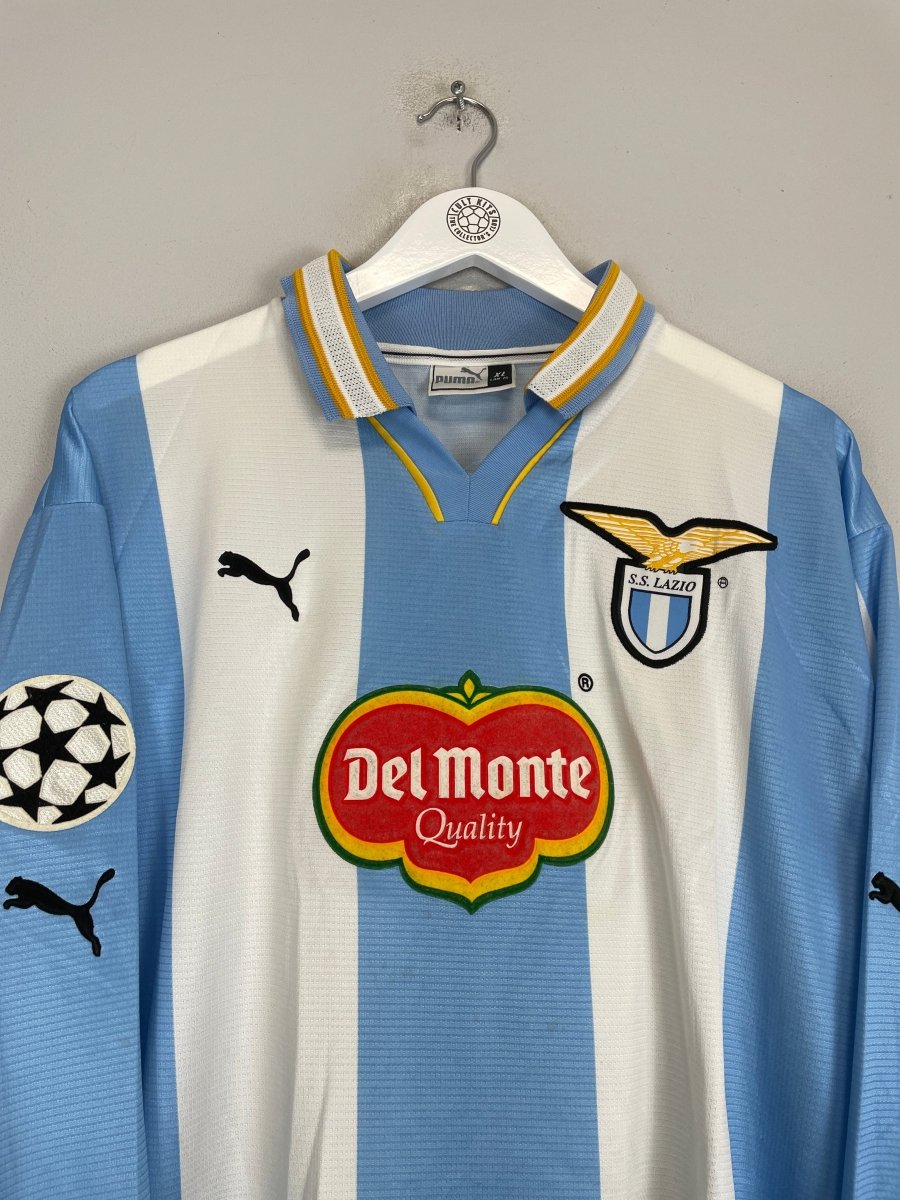 1999/00 LAZIO VERON 32 C/L L/S HOME SHIRT (L) PUMA - Cult Kits - Large - Buy Vintage Football Shirts, Authentic Retro Football Shirts For Sale, Classic Football Shirts & Soccer Jersey