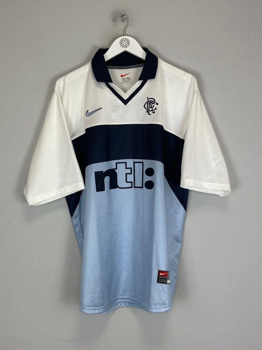 1999/00 RANGERS AWAY SHIRT (L) NIKE - Cult Kits - Large - Buy Vintage Football Shirts, Authentic Retro Football Shirts For Sale, Classic Football Shirts & Soccer Jersey