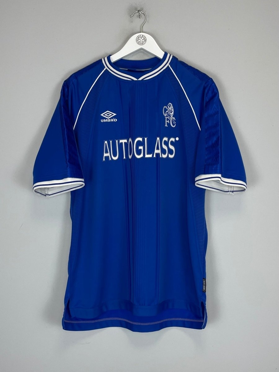 1999/01 CHELSEA ZOLA 25 HOME SHIRT (XL) UMBRO - Cult Kits - XL - Buy Vintage Football Shirts, Authentic Retro Football Shirts For Sale, Classic Football Shirts & Soccer Jersey