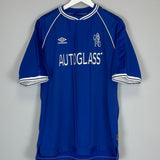 1999/01 CHELSEA ZOLA 25 HOME SHIRT (XL) UMBRO - Cult Kits - XL - Buy Vintage Football Shirts, Authentic Retro Football Shirts For Sale, Classic Football Shirts & Soccer Jersey