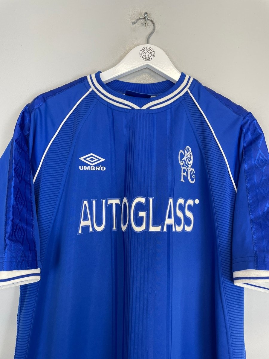 1999/01 CHELSEA ZOLA 25 HOME SHIRT (XL) UMBRO - Cult Kits - XL - Buy Vintage Football Shirts, Authentic Retro Football Shirts For Sale, Classic Football Shirts & Soccer Jersey
