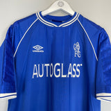 1999/01 CHELSEA ZOLA 25 HOME SHIRT (XL) UMBRO - Cult Kits - XL - Buy Vintage Football Shirts, Authentic Retro Football Shirts For Sale, Classic Football Shirts & Soccer Jersey