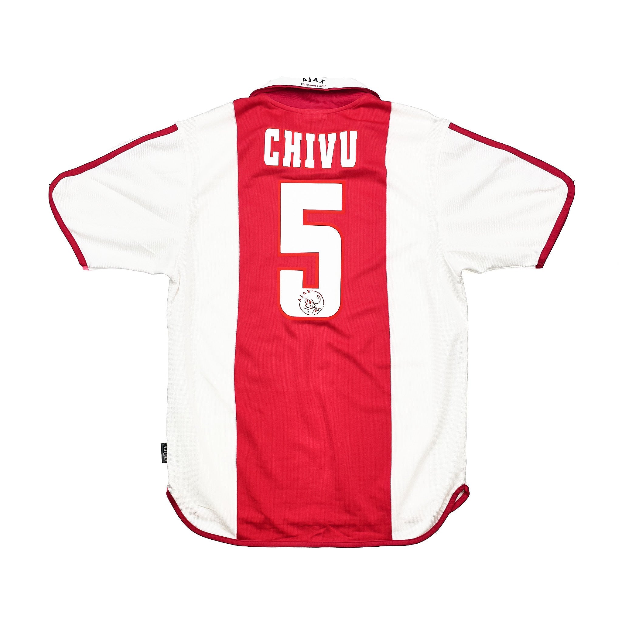 2000/01 Ajax Chivu #5 *Centenary* Home Shirt (M) Adidas – Cult Kits