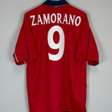 2000/01 CHILE ZAMORANO 9 HOME SHIRT (L) UMBRO - Cult Kits - Large - Buy Vintage Football Shirts, Authentic Retro Football Shirts For Sale, Classic Football Shirts & Soccer Jersey