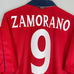 2000/01 CHILE ZAMORANO 9 HOME SHIRT (L) UMBRO - Cult Kits - Large - Buy Vintage Football Shirts, Authentic Retro Football Shirts For Sale, Classic Football Shirts & Soccer Jersey