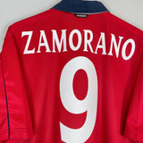 2000/01 CHILE ZAMORANO 9 HOME SHIRT (L) UMBRO - Cult Kits - Large - Buy Vintage Football Shirts, Authentic Retro Football Shirts For Sale, Classic Football Shirts & Soccer Jersey