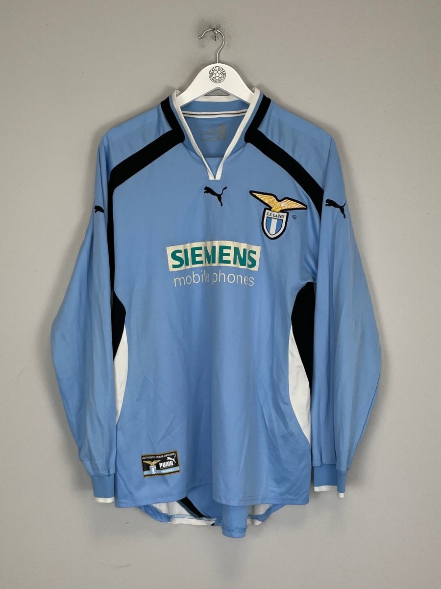 2000/01 LAZIO CRESPO 10 L/S HOME SHIRT (XL) PUMA - Cult Kits - XL - Buy Vintage Football Shirts, Authentic Retro Football Shirts For Sale, Classic Football Shirts & Soccer Jersey