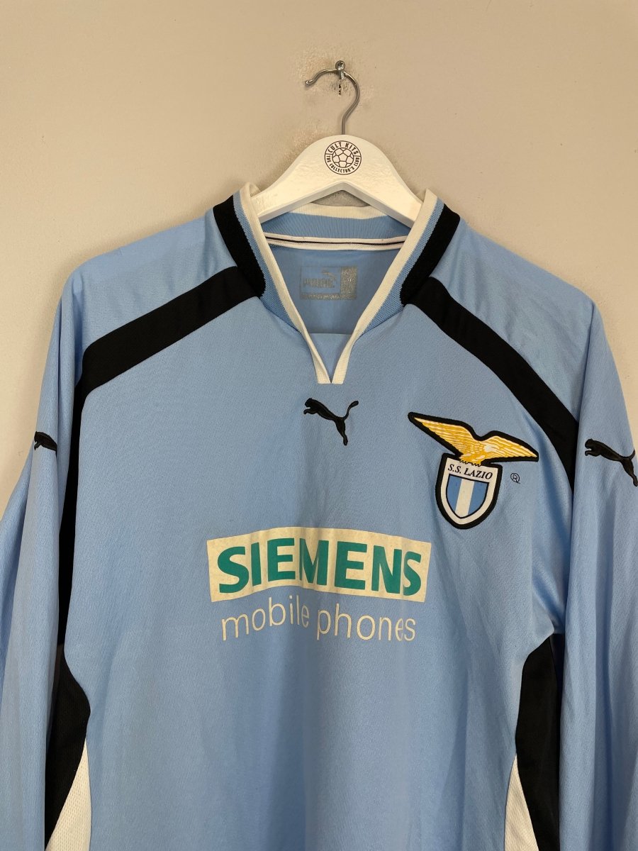 2000/01 LAZIO CRESPO 10 L/S HOME SHIRT (XL) PUMA - Cult Kits - XL - Buy Vintage Football Shirts, Authentic Retro Football Shirts For Sale, Classic Football Shirts & Soccer Jersey