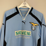 2000/01 LAZIO CRESPO 10 L/S HOME SHIRT (XL) PUMA - Cult Kits - XL - Buy Vintage Football Shirts, Authentic Retro Football Shirts For Sale, Classic Football Shirts & Soccer Jersey