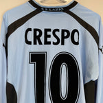 2000/01 LAZIO CRESPO 10 L/S HOME SHIRT (XL) PUMA - Cult Kits - XL - Buy Vintage Football Shirts, Authentic Retro Football Shirts For Sale, Classic Football Shirts & Soccer Jersey