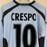 2000/01 LAZIO CRESPO 10 L/S HOME SHIRT (XL) PUMA - Cult Kits - XL - Buy Vintage Football Shirts, Authentic Retro Football Shirts For Sale, Classic Football Shirts & Soccer Jersey