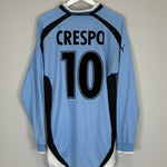 2000/01 LAZIO CRESPO 10 L/S HOME SHIRT (XL) PUMA - Cult Kits - XL - Buy Vintage Football Shirts, Authentic Retro Football Shirts For Sale, Classic Football Shirts & Soccer Jersey