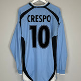 2000/01 LAZIO CRESPO 10 L/S HOME SHIRT (XL) PUMA - Cult Kits - XL - Buy Vintage Football Shirts, Authentic Retro Football Shirts For Sale, Classic Football Shirts & Soccer Jersey