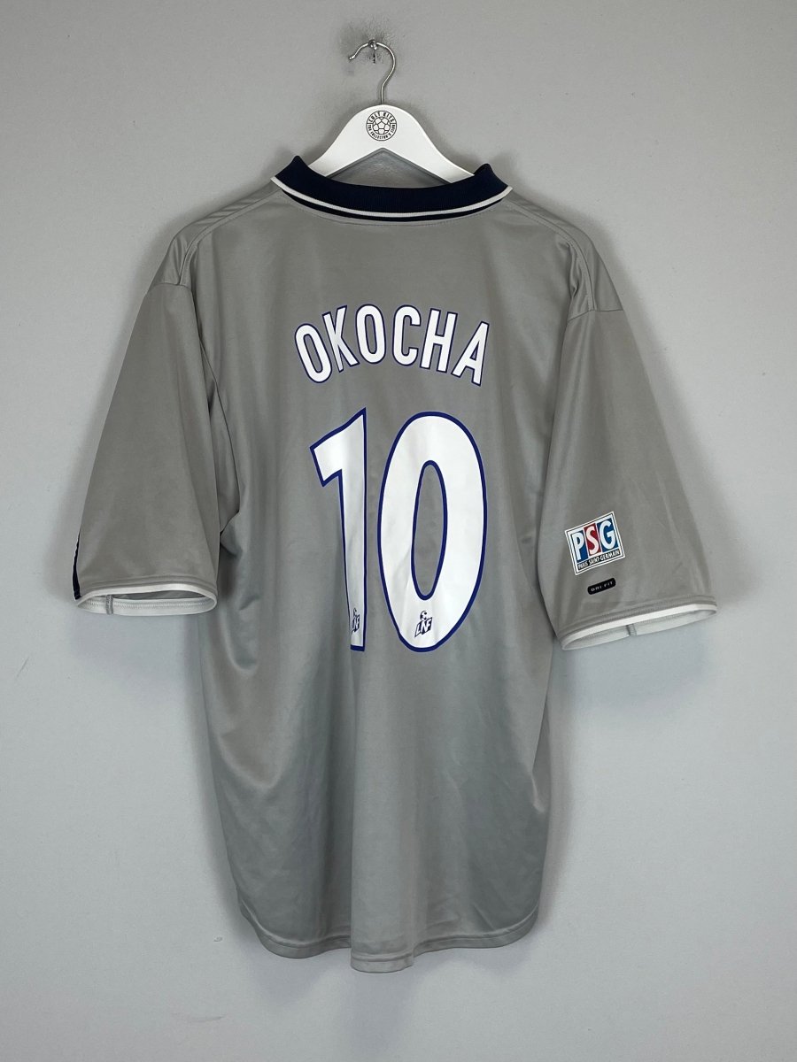 2000/01 PSG OKOCHA 10 AWAY SHIRT (L) NIKE - Cult Kits - Large - Buy Vintage Football Shirts, Authentic Retro Football Shirts For Sale, Classic Football Shirts & Soccer Jersey