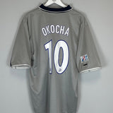 2000/01 PSG OKOCHA 10 AWAY SHIRT (L) NIKE - Cult Kits - Large - Buy Vintage Football Shirts, Authentic Retro Football Shirts For Sale, Classic Football Shirts & Soccer Jersey