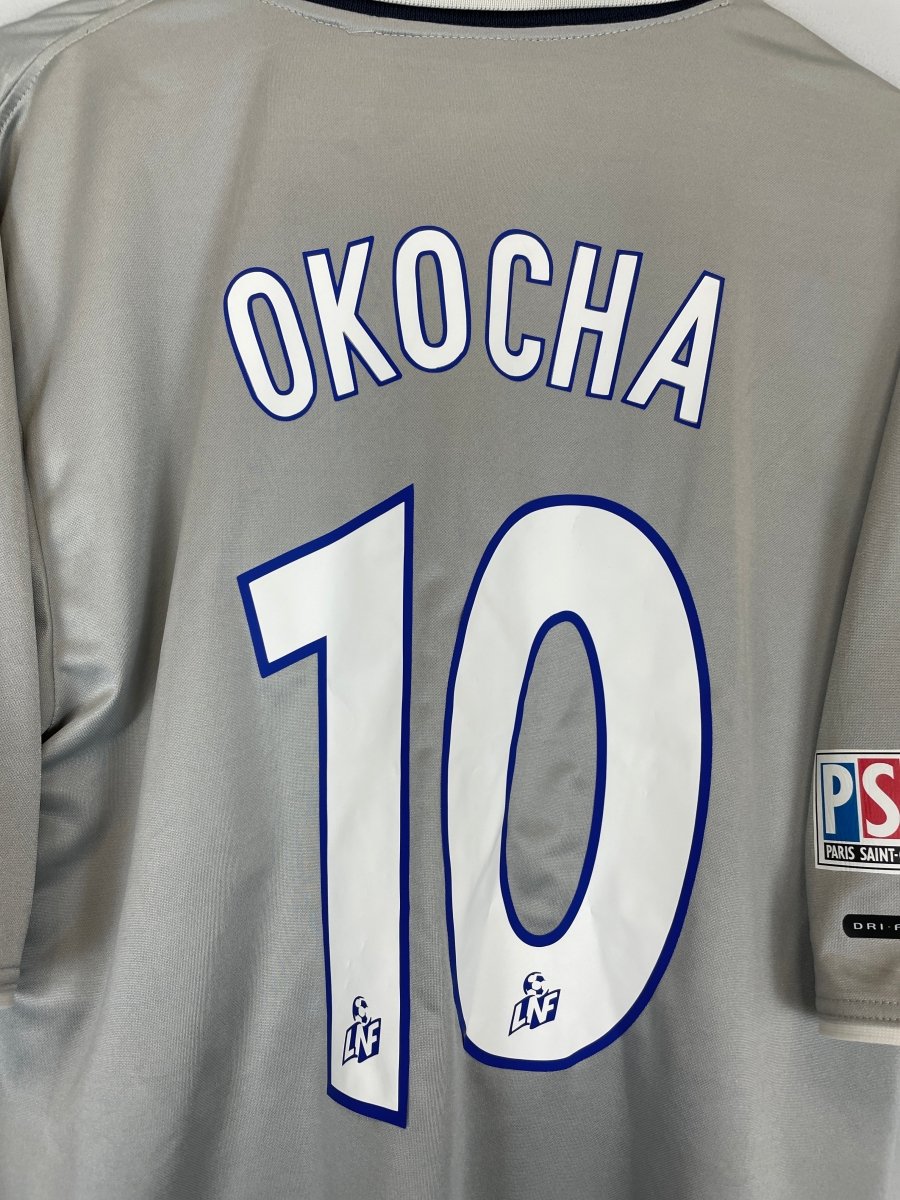 2000/01 PSG OKOCHA 10 AWAY SHIRT (L) NIKE - Cult Kits - Large - Buy Vintage Football Shirts, Authentic Retro Football Shirts For Sale, Classic Football Shirts & Soccer Jersey