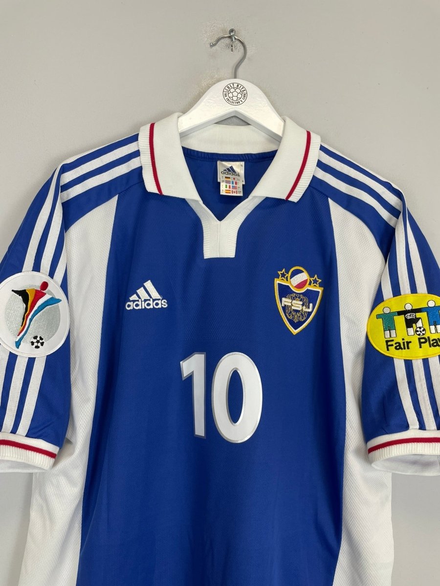 2000/01 YUGOSLAVIA STOJKOVIC 10 HOME SHIRT (L) ADIDAS - Cult Kits - Large - Buy Vintage Football Shirts, Authentic Retro Football Shirts For Sale, Classic Football Shirts & Soccer Jersey