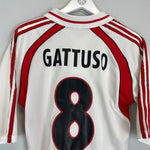 2000/02 AC MILAN GATTUSO AWAY SHIRT (M) ADIDAS - Cult Kits - Medium - Buy Vintage Football Shirts, Authentic Retro Football Shirts For Sale, Classic Football Shirts & Soccer Jersey