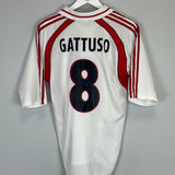 2000/02 AC MILAN GATTUSO AWAY SHIRT (M) ADIDAS - Cult Kits - Medium - Buy Vintage Football Shirts, Authentic Retro Football Shirts For Sale, Classic Football Shirts & Soccer Jersey