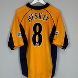 2000/02 LIVERPOOL HESKEY 8 AWAY SHIRT (L) REEBOK - Cult Kits - Large - Buy Vintage Football Shirts, Authentic Retro Football Shirts For Sale, Classic Football Shirts & Soccer Jersey