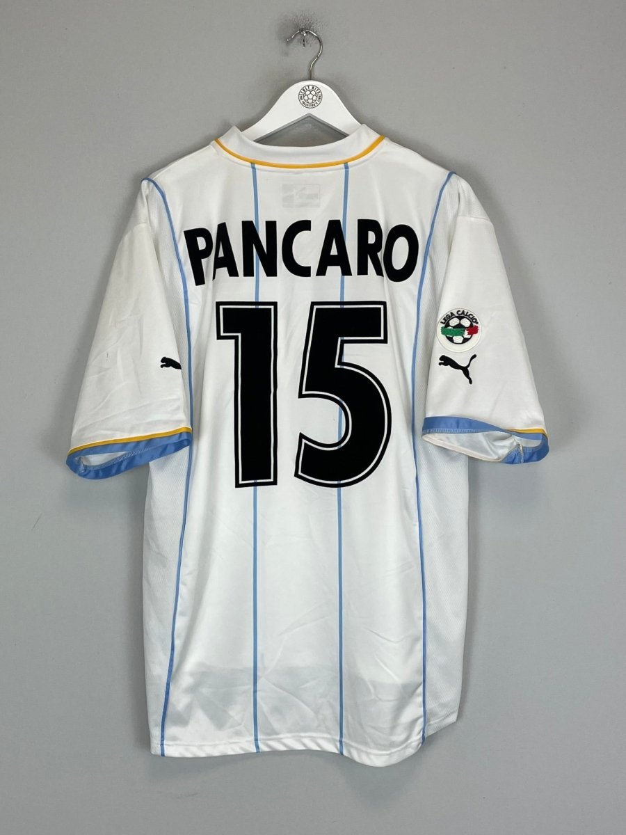 2001/02 LAZIO PANCARO 15 *MATCH ISSUE* AWAY SHIRT (XL) PUMA - Cult Kits - XL - Buy Vintage Football Shirts, Authentic Retro Football Shirts For Sale, Classic Football Shirts & Soccer Jersey