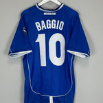 2002/03 BRESCIA BAGGIO 10 HOME SHIRT (M) UMBRO - Cult Kits - Medium - Buy Vintage Football Shirts, Authentic Retro Football Shirts For Sale, Classic Football Shirts & Soccer Jersey
