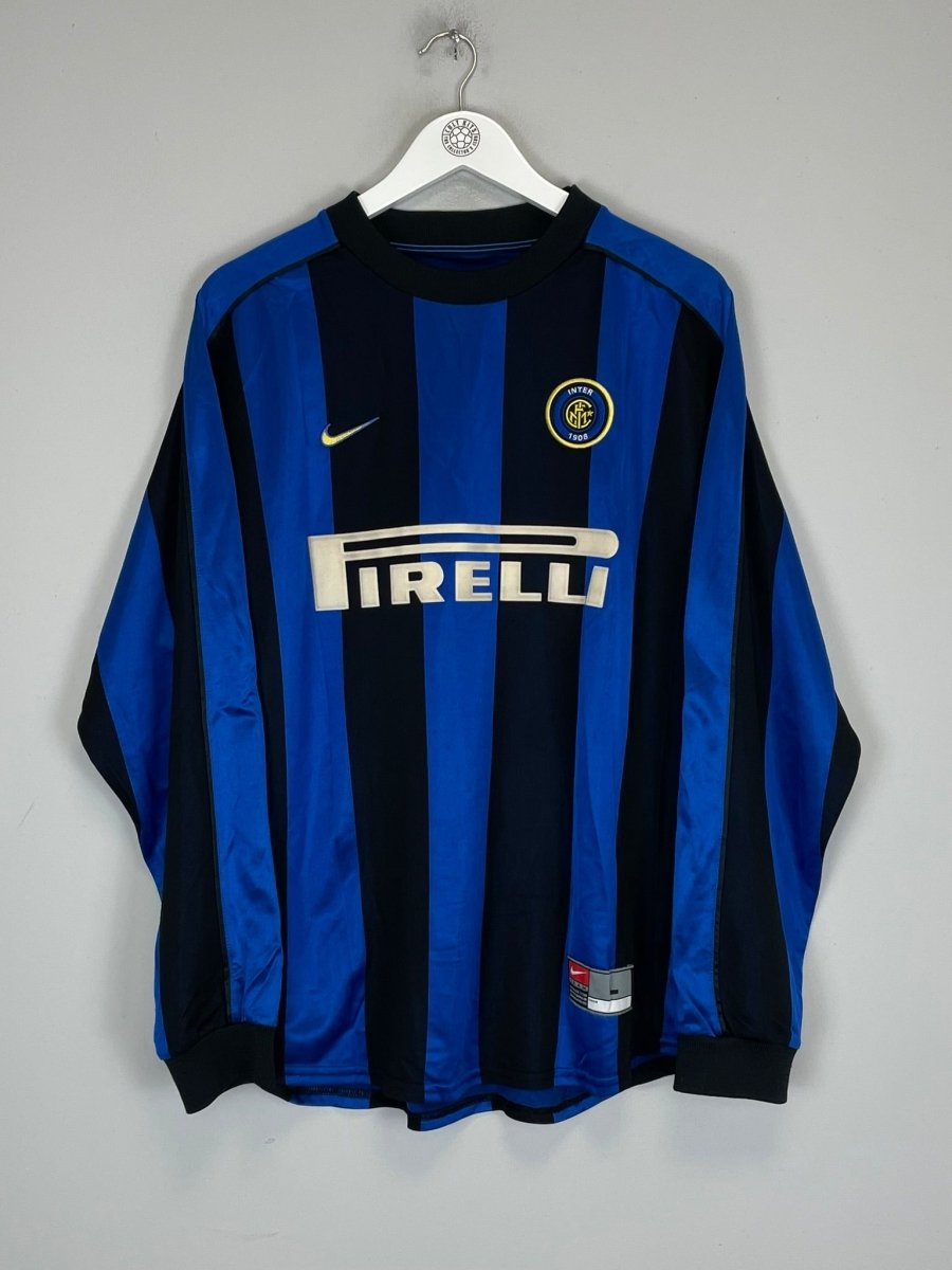 2002/03 INTER MILAN BAGGIO 10 L/S HOME SHIRT (L) NIKE - Cult Kits - Large - Buy Vintage Football Shirts, Authentic Retro Football Shirts For Sale, Classic Football Shirts & Soccer Jersey