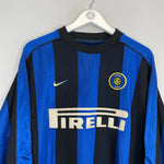 2002/03 INTER MILAN BAGGIO 10 L/S HOME SHIRT (L) NIKE - Cult Kits - Large - Buy Vintage Football Shirts, Authentic Retro Football Shirts For Sale, Classic Football Shirts & Soccer Jersey