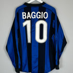 2002/03 INTER MILAN BAGGIO 10 L/S HOME SHIRT (L) NIKE - Cult Kits - Large - Buy Vintage Football Shirts, Authentic Retro Football Shirts For Sale, Classic Football Shirts & Soccer Jersey