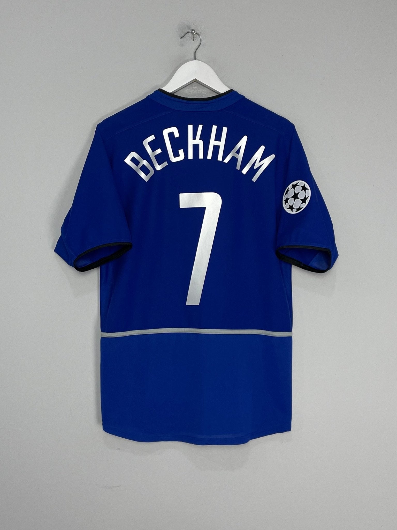 2002/03 MANCHESTER UNITED BECKHAM #7 C/L THIRD SHIRT (M) NIKE