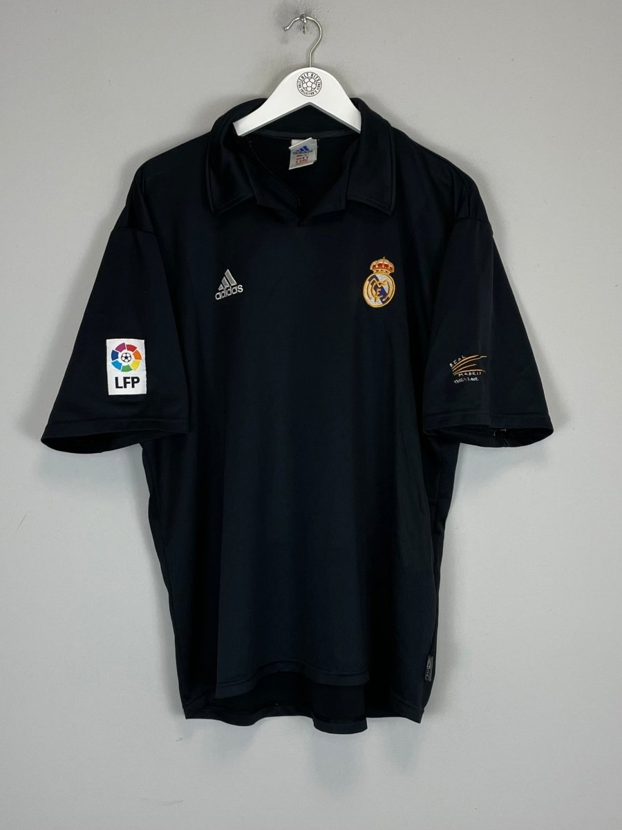 2002/03 REAL MADRID ZIDANE 5 *CENTENARY* AWAY SHIRT (XL) ADIDAS - Cult Kits - XL - Buy Vintage Football Shirts, Authentic Retro Football Shirts For Sale, Classic Football Shirts & Soccer Jersey